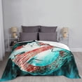 thumbnail image 5 of Ghostbusters Frozen Empire Logo Flannel Blanket Ultra-Soft Micro Fleece Throw Blanket For Bed Sofa Couch Car Office Unisex Adult Fuzzy Bed Blanket Cozy Kids Throw Blanket 80"x60", 5 of 7