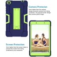 thumbnail image 3 of Mignova pour Lenovo Tab E8/TB8304F Étui pour Tablette 8,0 Pouces, Étui Hybride Robuste Antichoc avec Armure Rigide, Protection Intégrale avec Support Intégré pour Lenovo Tab E8/TB8304F 8,0 Pouces (Marine/vert), 3 of 7