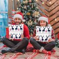 thumbnail image 4 of Teissuly Christmas Pillowcase Faceless Doll Dwarf Gnome Goblin Lattice Christmas Tree Snowflake Peach Skin Printed Sofa Pillowcase Teissuly WER202310234761, 4 of 5