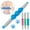 Blue, variant on YOPTOP Fascia Muscle Roller - Cellulite Massager - Fascia Roller for Cellulite and Sore Muscles - Neck, Leg, Back, Body Roller Deep Tissue Massage Stick Tools - 3 Balls Size Version,Blue
