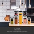 thumbnail image 6 of Kitchen Canisters Set of 7, Plastic Dry Food Canisters with Labels, Marker & 4 Spoons, Flour Sugar Canister Sets with Lids, BPA Free Kitchen Organization, Seal Tight Coffee Sugar Bowl, 6 of 9