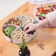 thumbnail image 4 of Serving Container, 5 Compartment Food Storage Case, Plastic Serving Tray Candy Organizer, Arts and Crafts Holder for Snack, Snack Plate and Dish Platter, 4 of 7