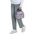 thumbnail image 6 of Naloa Lavender Flowers Print Lunch Box for Women Men,Insulated Lunch Bag,Lunchbox,Thermal Leakproof Cooler,Reusable Lunch Tote Bag for Work School Travel Picnic, 6 of 7