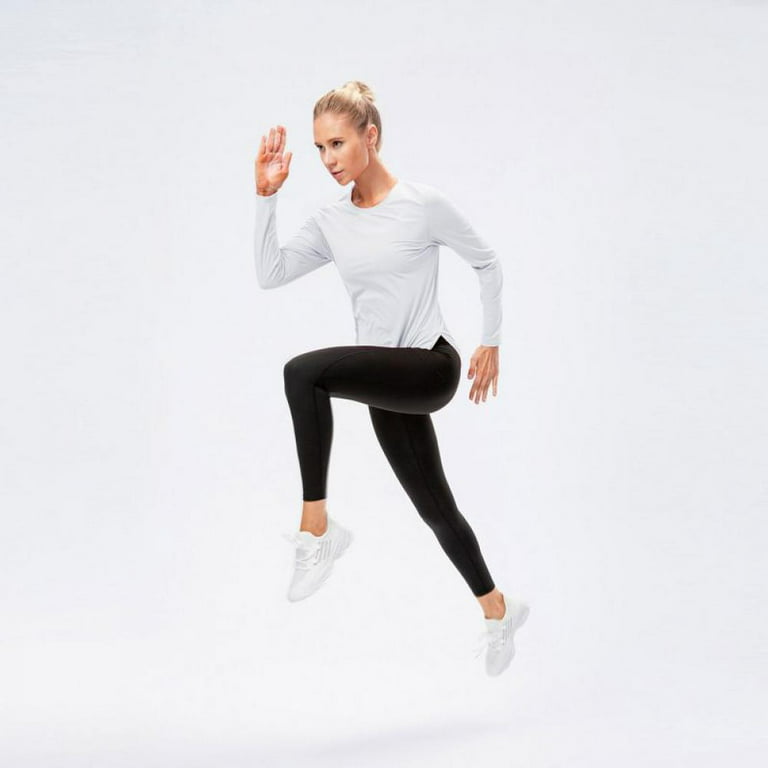 Long Sleeve Running Tops Women Fitness Yoga Shirt Winter Warm Gym Top Sport  Femme Workout Runner T-Shirts Full Sleeve Baseshirts