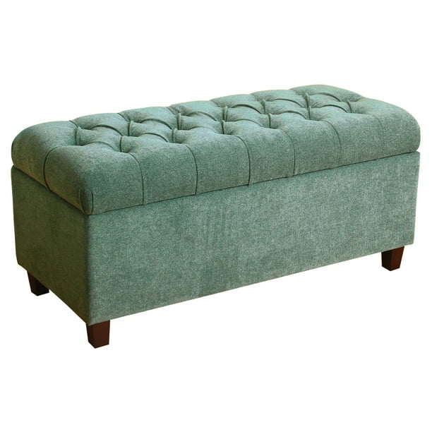 HomePop Ainsley Tufted Storage Bench - Walmart.com - Walmart.com