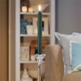 thumbnail image 4 of ROOT Candles Unscented Smooth Arista™ Taper Candles, 9-Inch Tall, Box of 12, Color: Dark Green, 4 of 4