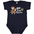 thumbnail image 3 of Inktastic Off to the Races with Cowboy on Horse Boys Baby Bodysuit, 3 of 5