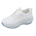 thumbnail image 2 of AUDeals Women Hands Free Slip In Walking Shoes, Arch Support Orthotic Sneakers for Heel and Foot Pain (White, 5.5), 2 of 6