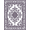 Purple, Pattern 1, variant on ODIKA 8'x10' Washable Area Rug Non-Shedding, Easy Care, Oriental Medallion With Scrolling Wisteria Border Vintage Floral Refined for King Size Bedroom Under Bed, Master Suite