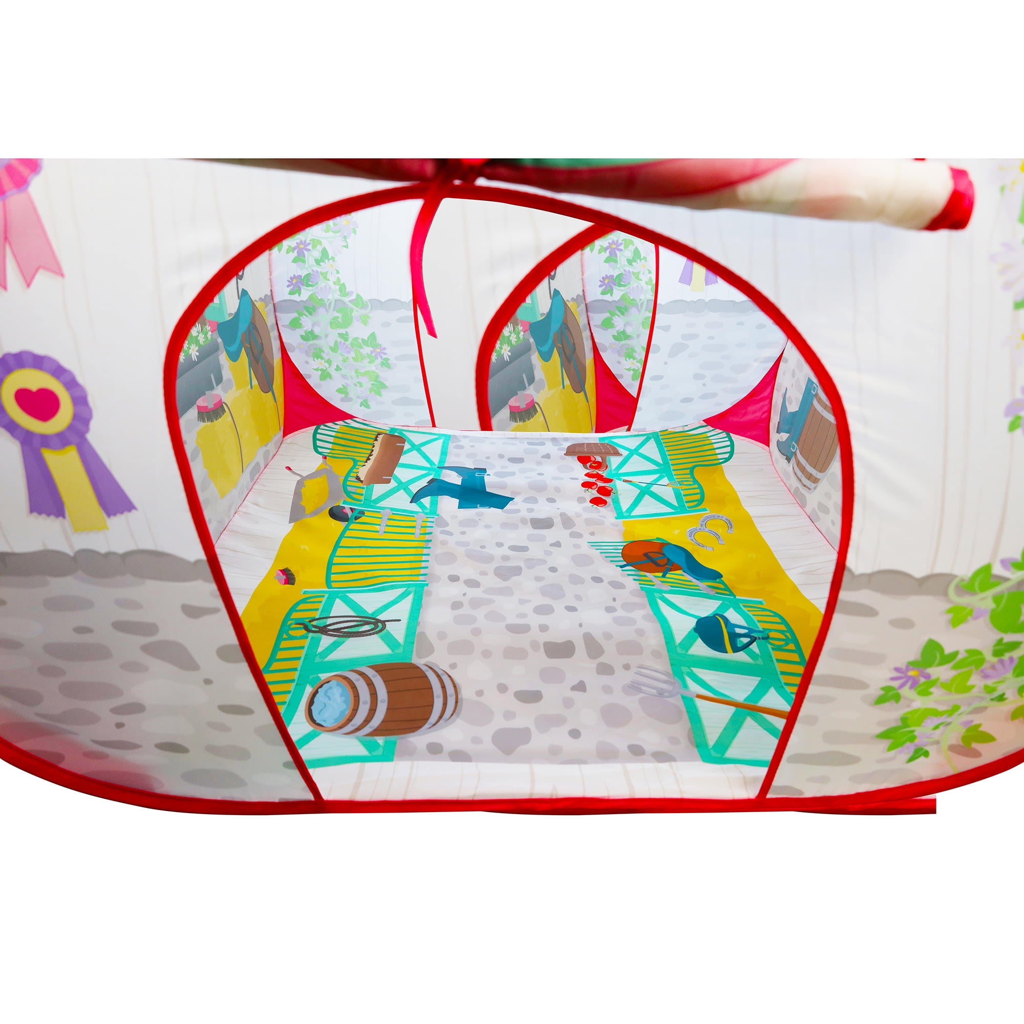 Pop It Up: Horse Stable Pop-Up Indoor Playtent, Toddlers & Kids Ages 3+