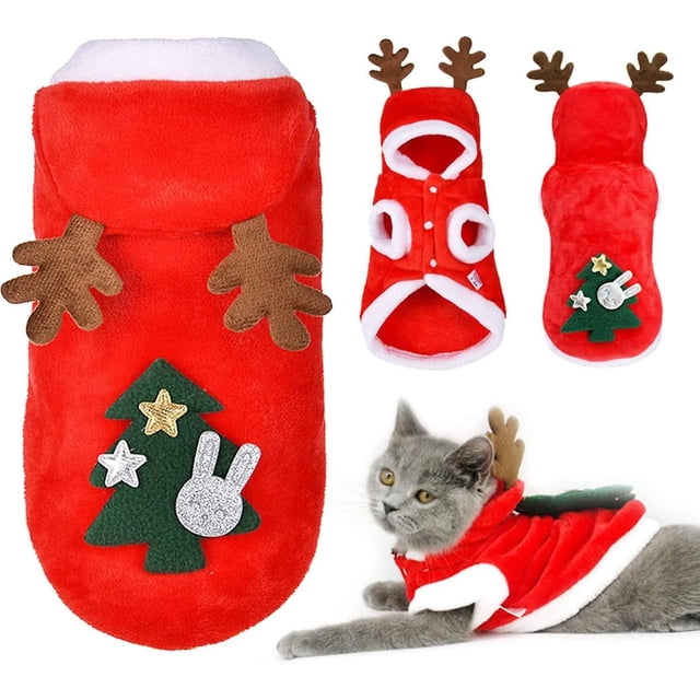 RV Disfraz de Navidad para perros y gatosPolyester Elk Christmas Pet Costume Cute Dog Christmas Clothes Pet Christmas Clothes (XS) Sailing Electrónica