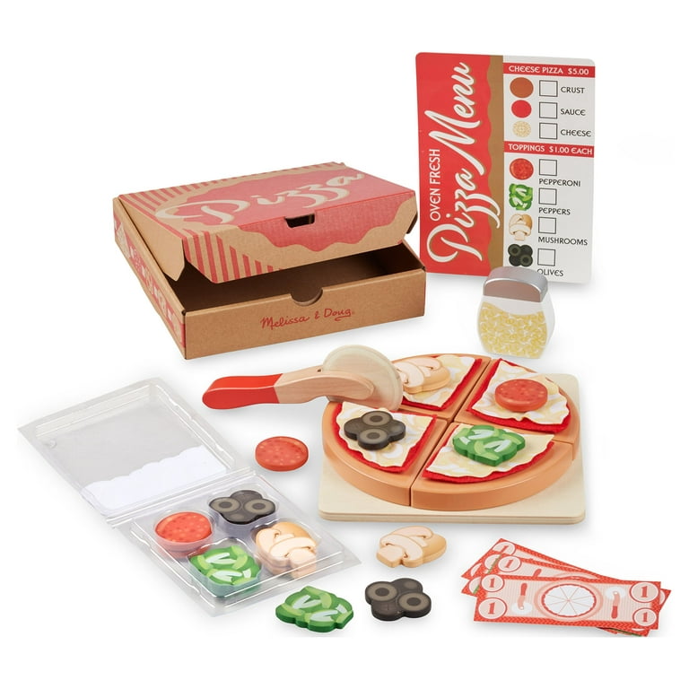Montessori Wooden Toy Pizza Oven Diy Play House Children's Kitchen  Accessories