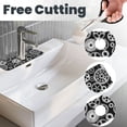 thumbnail image 3 of Pofeuu Metallic Gears Print Splash Guard for Sink Faucet Sink Gadgets-Splash Guard Behind Faucet Drip Catcher for Kitchen, Bathroom,Sink Mat, 3 of 7