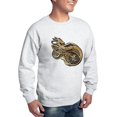 thumbnail image 4 of CafePress - Gold Norse Dragon Sweatshirt - Crew Neck Sweatshirt, 4 of 5