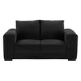 thumbnail image 1 of Sofá Love Seat Dicasa Taos 2 Plazas Negro para Sala, 1 of 7