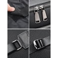 thumbnail image 2 of Men's Leather Backpack Multi-functional Large Capacity Portable,Black, 2 of 2