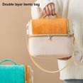 thumbnail image 3 of CSChome Sac à Lunch Bento Sac à Lunch Isolé - Bandoulière Réglable, Grande Capacité Fermeture Éclair Rangement Alimentaire pour Camping, 3 of 7