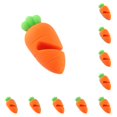 thumbnail image 2 of Bewildely Soporte antidesbordamiento portátil reutilizable lavable resistente al calor Adorable cocina estante a prueba de derrames accesorios Zanahoria 10piezas, 2 of 6