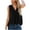 Black, variant on LYXSSBYX Tank Tops for Women Women Blouse T-Shirt Tunic Tops Loose Casual Sleeveless V-Neck Solid Casual