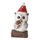 thumbnail image 3 of Estatua de búho de ojos grandes, adorno de búho, manualidades para amantes de los búhos, resina, cocina, chimenea, hogar caja de regalo, 3 of 9