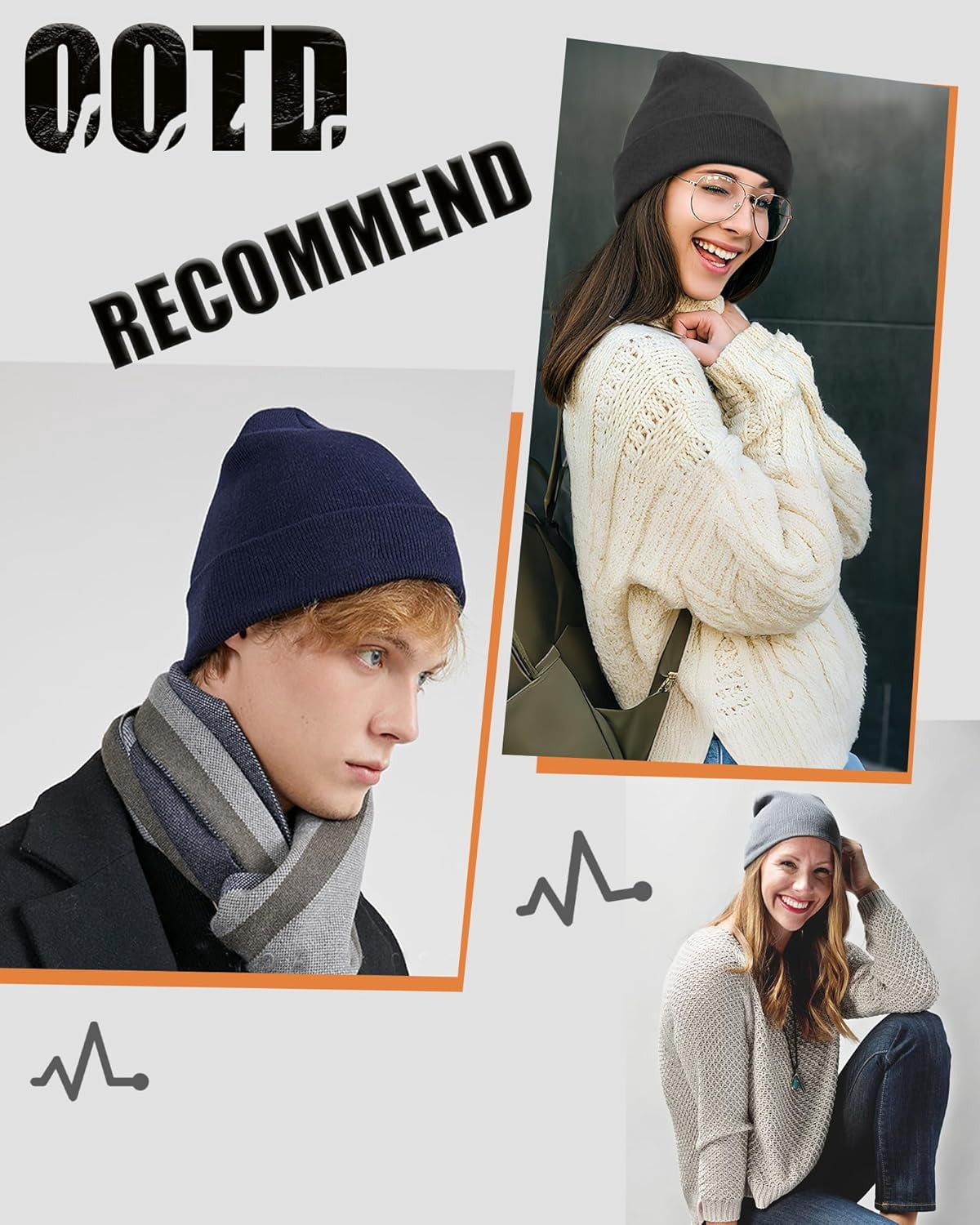 Unisex Cotton Knit Beanie with Stretch, Lightweight & Breathable Soft Knit Beanie | Only $ 25 | Organic Basics main image 2