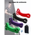 thumbnail image 1 of Set De 4 Ligas Para Ejercicio Crossfit Elásticas Con Diferente Nivel De Resistencia, 1 of 9