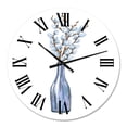thumbnail image 2 of Designart 'Bunch Of Pussy Willow Twigs Ii' Farmhouse Wall Clock, 2 of 5