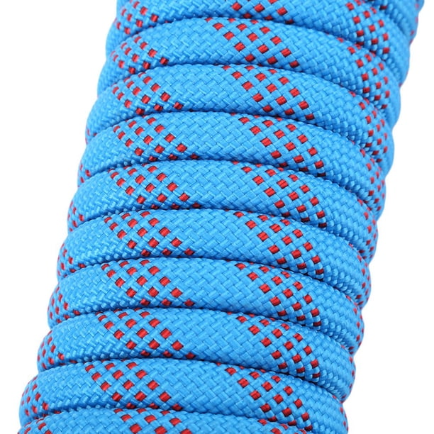 Cordón Paracord Panchute Corad De Alta Resistencia De 12 Mm Con Mosquetón Cuerda De Escalada Azul-10 M