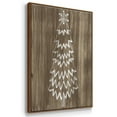 thumbnail image 3 of Barnwood Wonderland VIII - Framed Gallery Wrapped Holiday Canvas - 17 x 25 - Rosewood Frame, 3 of 8
