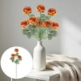 thumbnail image 1 of Artificial 3 Heads Roses Artificial Flower For Home Decoration, 1 of 8