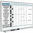 thumbnail image 2 of Quartet Horizontal Matrix Employee Tracking Board, 23 x 16, Aluminum Frame, 2 of 6