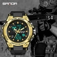 thumbnail image 2 of Men's Watches Sports Outdoor Waterproof Military Watch Date Multi Function Tactics LED Alarm Stopwatch, 2 of 5