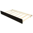 thumbnail image 4 of Dtwnek Twin Size Platform Bed with Trundle, Dark Brown, 4 of 9