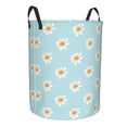 thumbnail image 2 of Xecao Daisies Flowers Print Laundry Hamper Basket,designed for Blanket Storage and Nursery Clothes in the Bedroom, 2 of 8