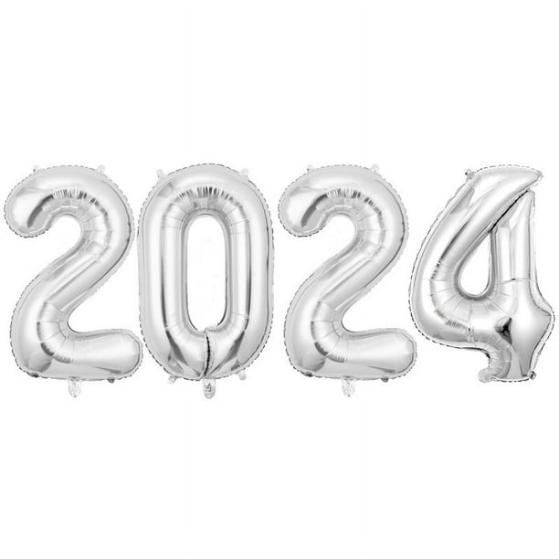 Globo decorativo Eve de 16, 32 y 40 pulgadas, diseño de escena de fiesta navideña con película de aluminio digital 2024