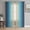 Duck green, khaki, variant on Teal Ombre Sheer Curtains 63 Inch Length 2 Panels Set for Living Room/Bedroom, Modern Yellow Gradient Farmhouse Art Semi Curtain Sheers Drapes Rod Pocket Curtains Window Treatment Set 52''x63''x2