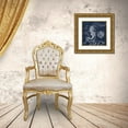 thumbnail image 3 of Babbitt, Gwendolyn 20x20 Gold Ornate Wood Framed with Double Matting Museum Art Print Titled - Seahorse on Blue I, 3 of 4