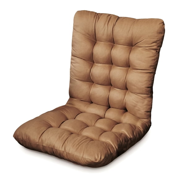 Aemutady High Back Patio Chair Cushions Outdoor Chair Cushions Light Coffee 39.4" x 17.7"