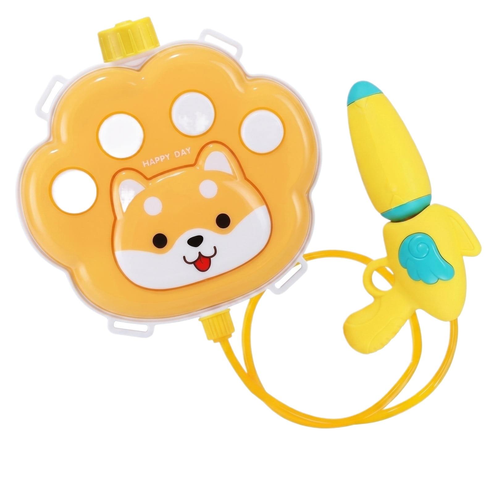 Kid-Friendly Bear Backpack Water Gun Toy for Outdoor Play - Reusable Spray Fun with Hands-Free Design for 3-8 Year Olds, Summer Beach Pool Party Splash Game, Plastic Kids Water Toy