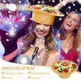 thumbnail image 4 of Sombrero de pizza divertido, divertido accesorio de disfraz de Halloween, sombrero tonto loco Afortunado Sencillez, 4 of 4