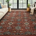thumbnail image 2 of Washable Area Rug,Soft Rugs for Living Room,Vintage Carpet Area Rugs for Bedroom Dining Room,Low Pile Non-Slip Stain Resistant Under Table Rug, 2 of 6