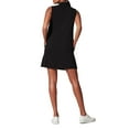 thumbnail image 3 of Lucakuins Vestido sin mangas de verano para mujer Color sólido Sin mangas Medio cuello alto Línea A Vestido suelto con bolsillo Lucakuins  moda, 3 of 7
