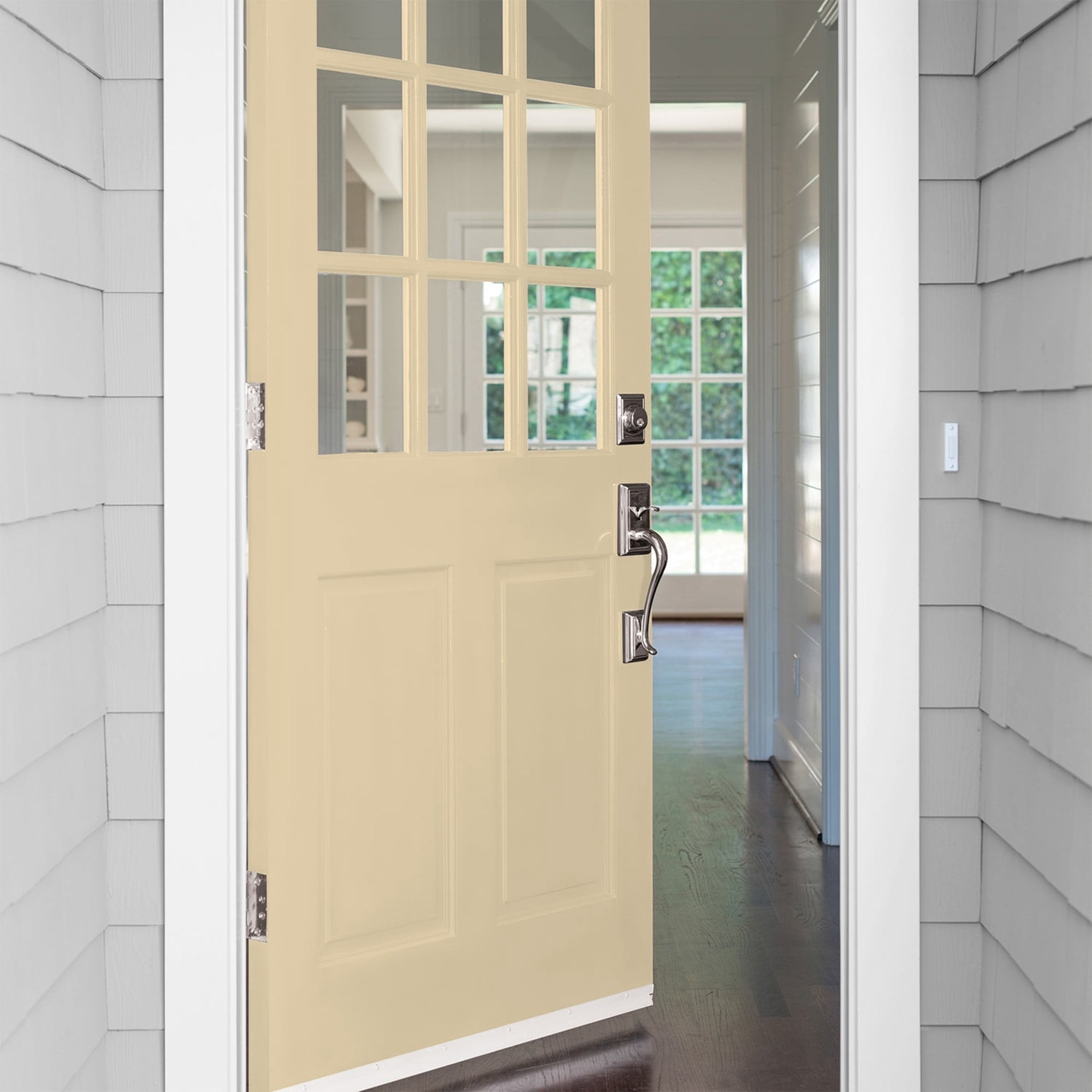 Glidden Fundamentals Cookie Dough / Beige, Semi-Gloss Exterior Paint, 1 Quart