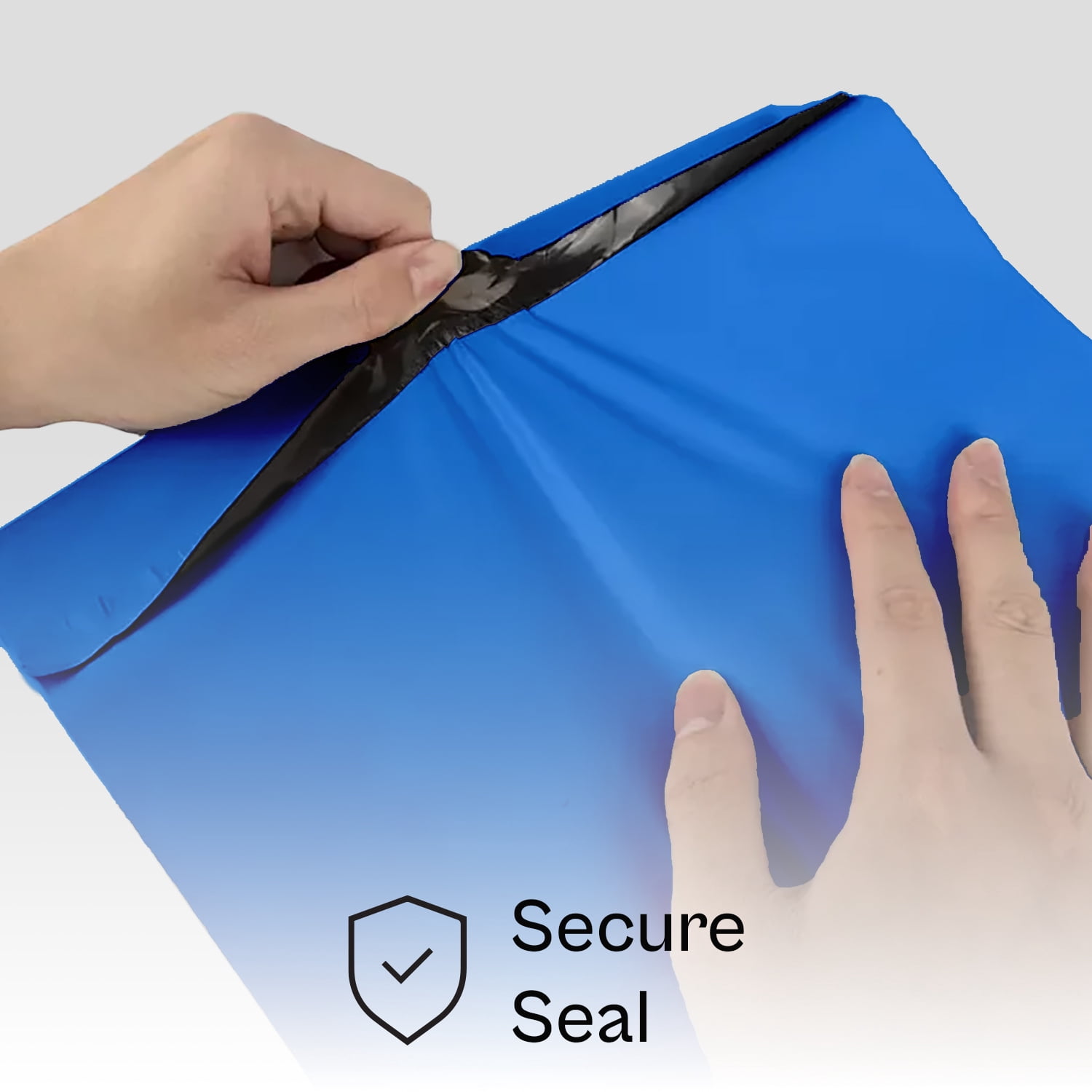 MMBM 2000 6" x 9" Blue Poly Mailer Plastic Envelopes Polybags Polymailer 2 Mil for Mailing, Shipping and Packaging