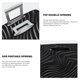 thumbnail image 3 of Balery Abstract Black And White Waves Funda de equipaje, fundas para maletas, elástica, lavable, protector de maletas, compatible con maletas de 18 a 32 pulgadas-X-Large, 3 of 7