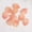 Jade Half Peach, variant on 10pcs 24x18mm Leaf Petal Shape Lampwork Crystal Glass Loose Pendants Beads DIY-Jade Half Pink