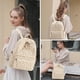 thumbnail image 5 of Mochila BTOOP Mini de pana para niñas, adolescentes y mujeres, color beige, 5 of 8