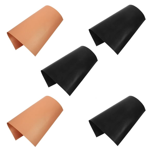 TEHAUX Outdoor Grill Mats 5-Pack Nonstick Fiberglass Mat Set Assorted Colors