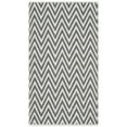 thumbnail image 5 of SAFAVIEH Montauk Siomha Chevron Cotton Area Rug, Grey/Ivory, 2'3" x 3'9", 5 of 9