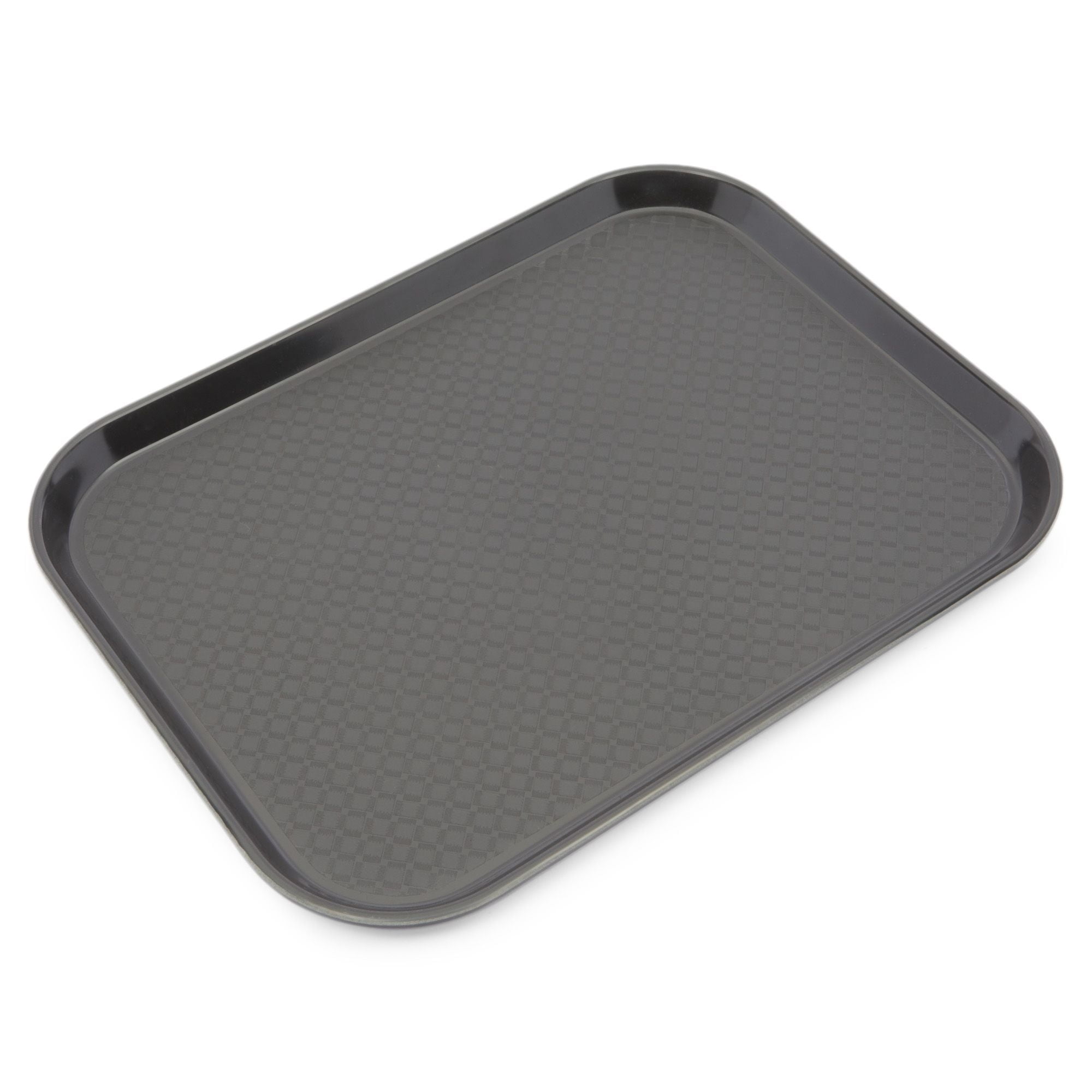 8 Pack Plastic Nonslip Serving Tray for Cafeteria, School Lunch